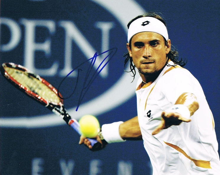 David Ferrer Signed 8x10 Photo