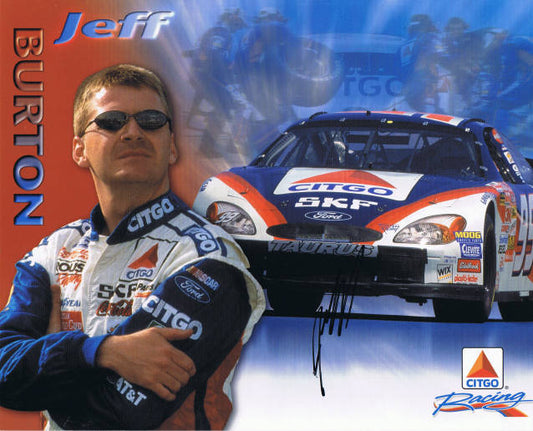 Jeff Burton Signed 8x10 Photo