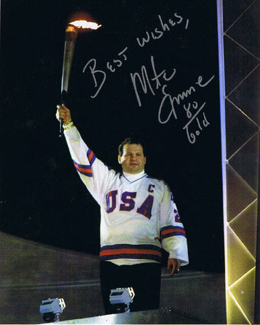 Mike Eruzione Signed 8x10 Photo