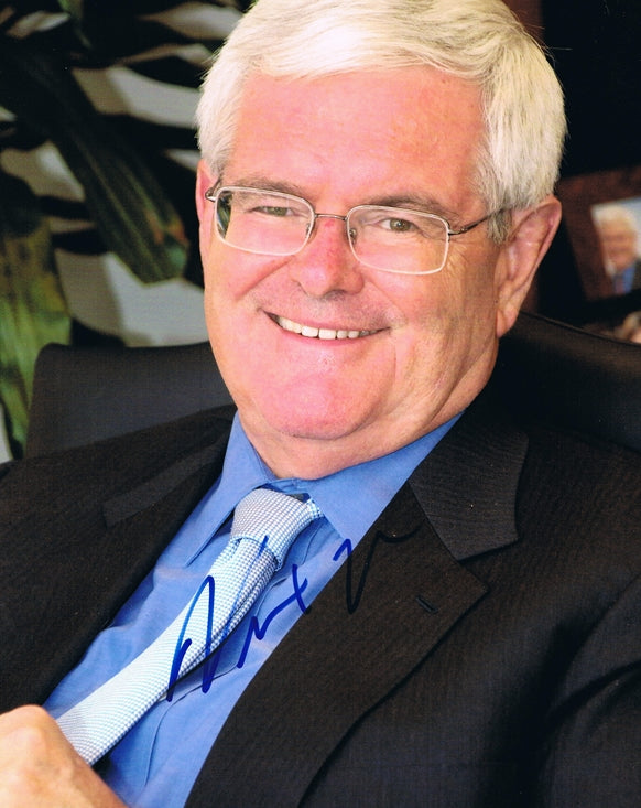 Newt Gingrich Signed 8x10 Photo