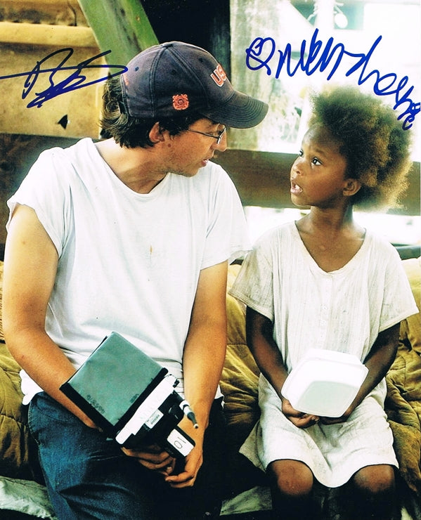 Quvenzhane Wallis & Benh Zeitlin Signed 8x10 Photo - Video Proof