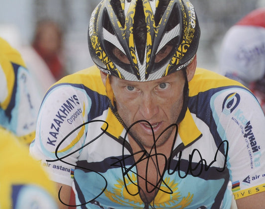 Lance Armstrong Signed 8x10 Photo