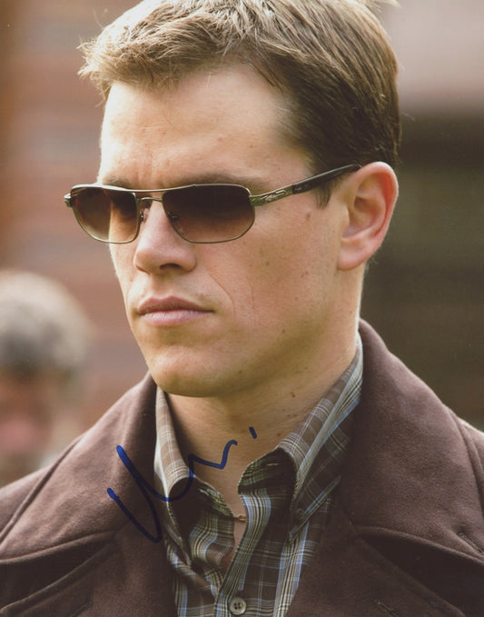 Matt Damon Signed 8x10 Photo