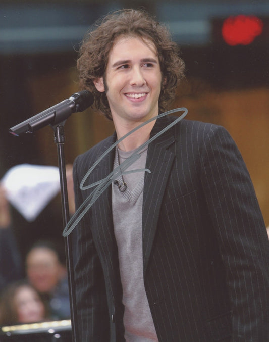 Josh Groban Signed 8x10 Photo