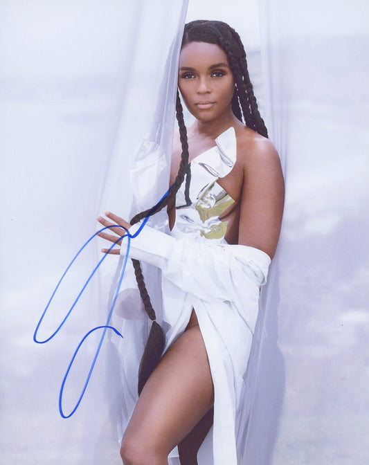 Janelle Monae Signed 8x10 Photo