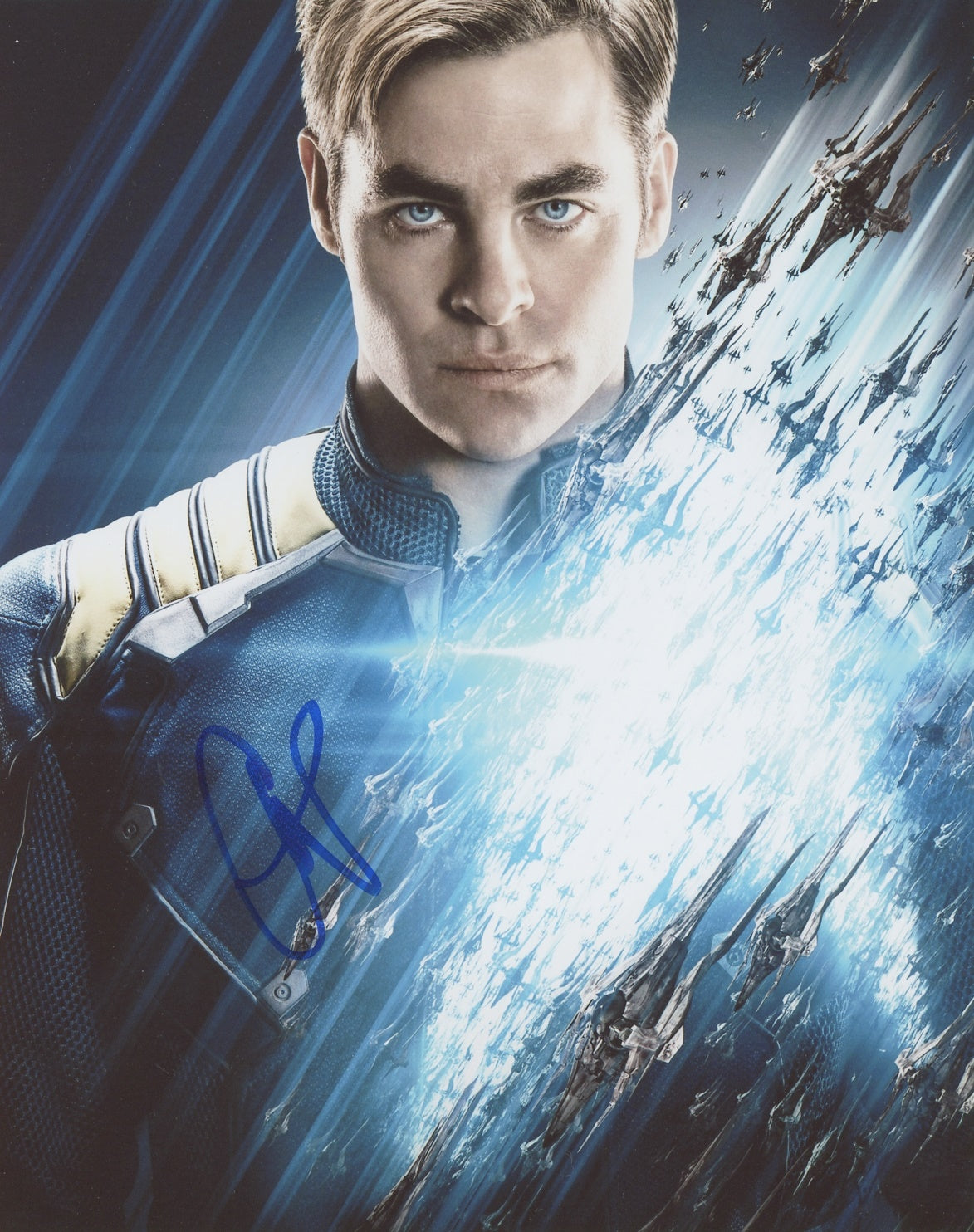 Chris Pine Signed 8x10 Photo – TopPix Autographs