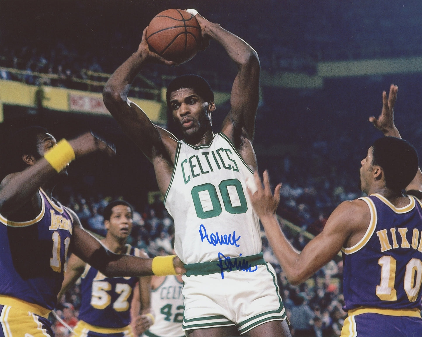 Robert Parish Signed 8x10 Photo