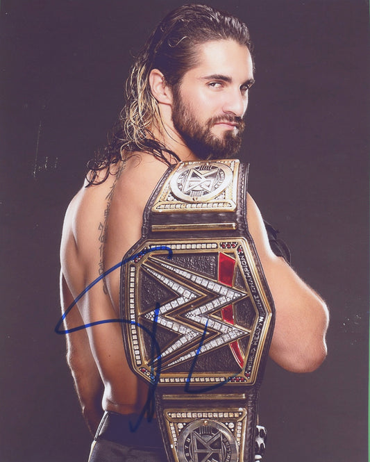 Seth Rollins Signed 8x10 Photo