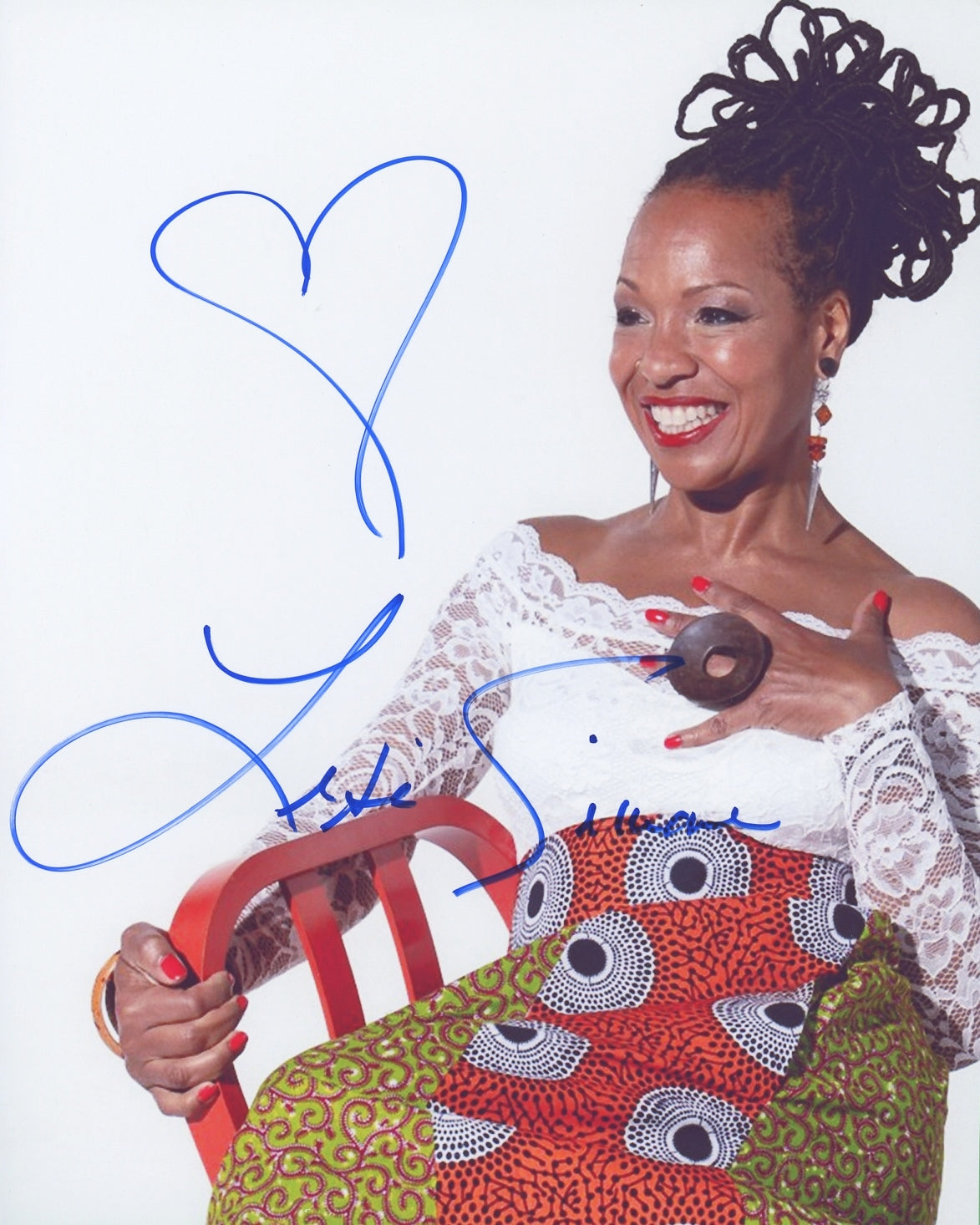 Lisa Simone Signed 8x10 Photo