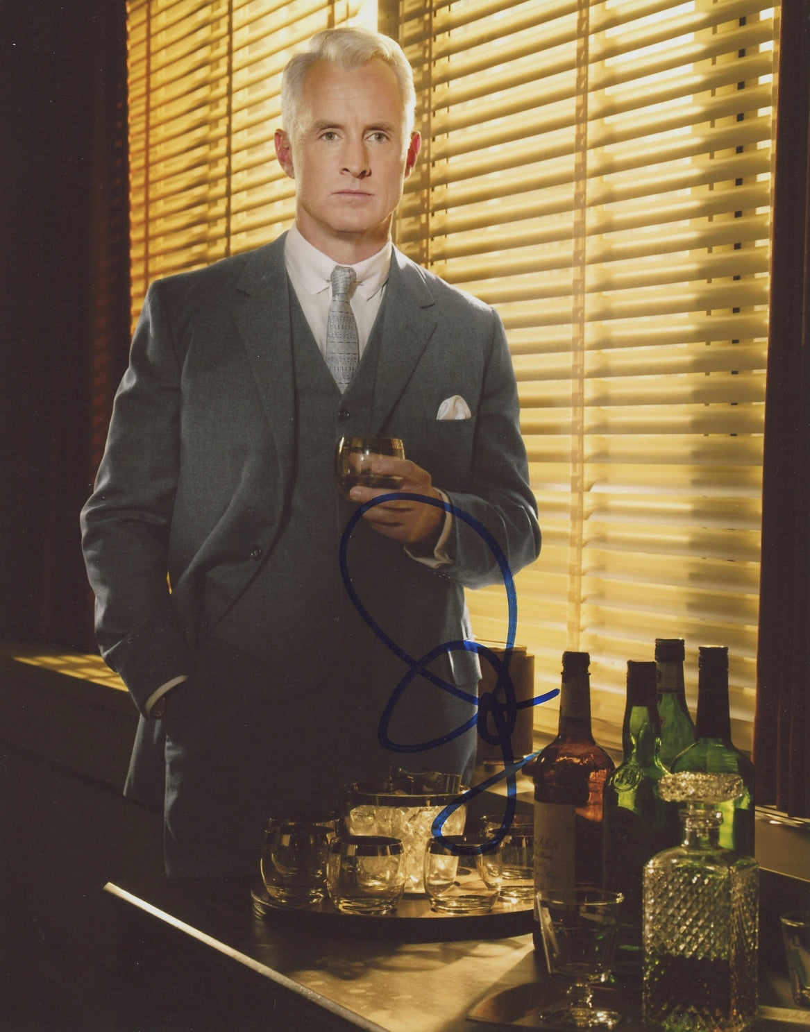 John Slattery Signed 8x10 Photo