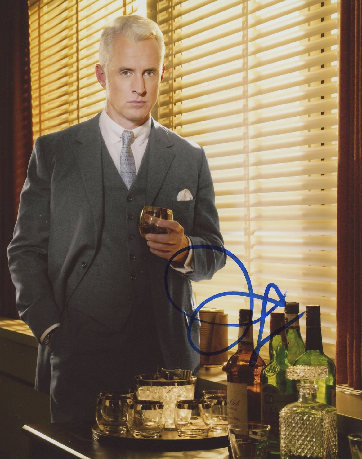 John Slattery Signed 8x10 Photo