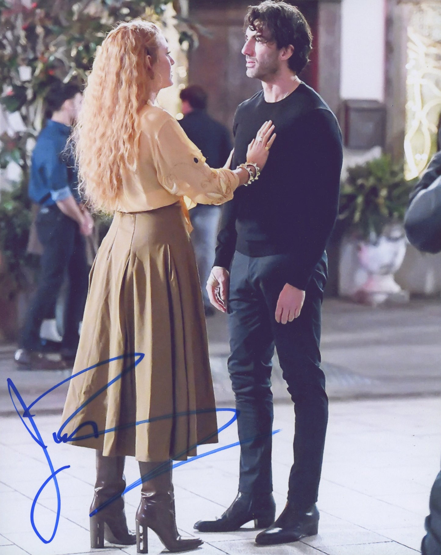 Justin Baldoni Signed 8x10 Photo