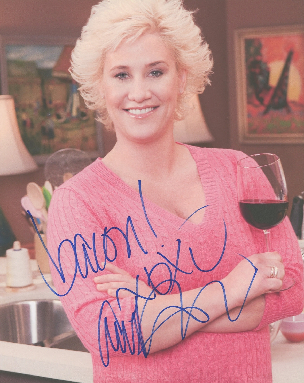 Anne Burrell Signed 8x10 Photo