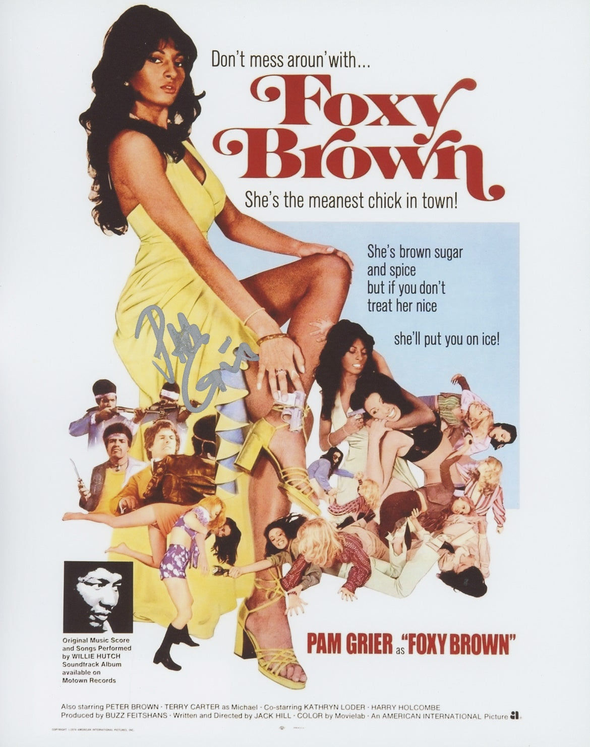 Pam Grier Signed 8x10 Photo - Video Proof