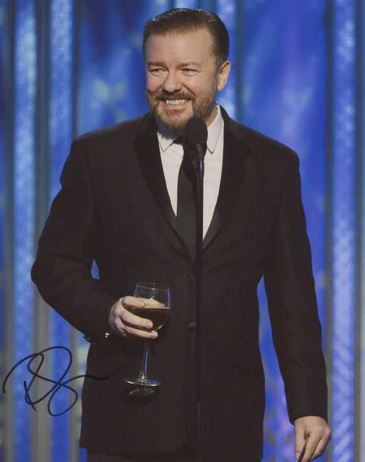 Ricky Gervais Signed 8x10 Photo