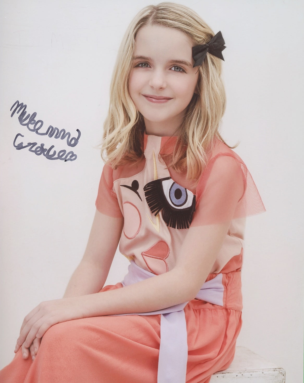 Mckenna Grace Signed 8x10 Photo – TopPix Autographs