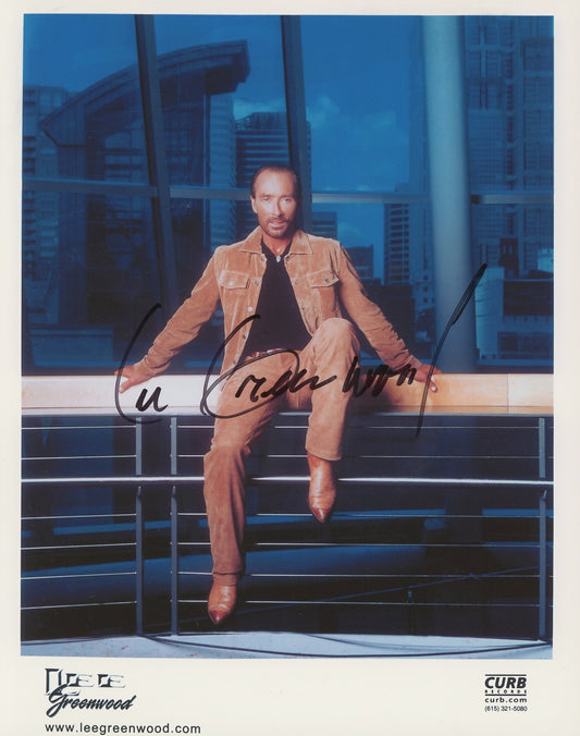 Lee Greenwood Signed 8x10 Photo