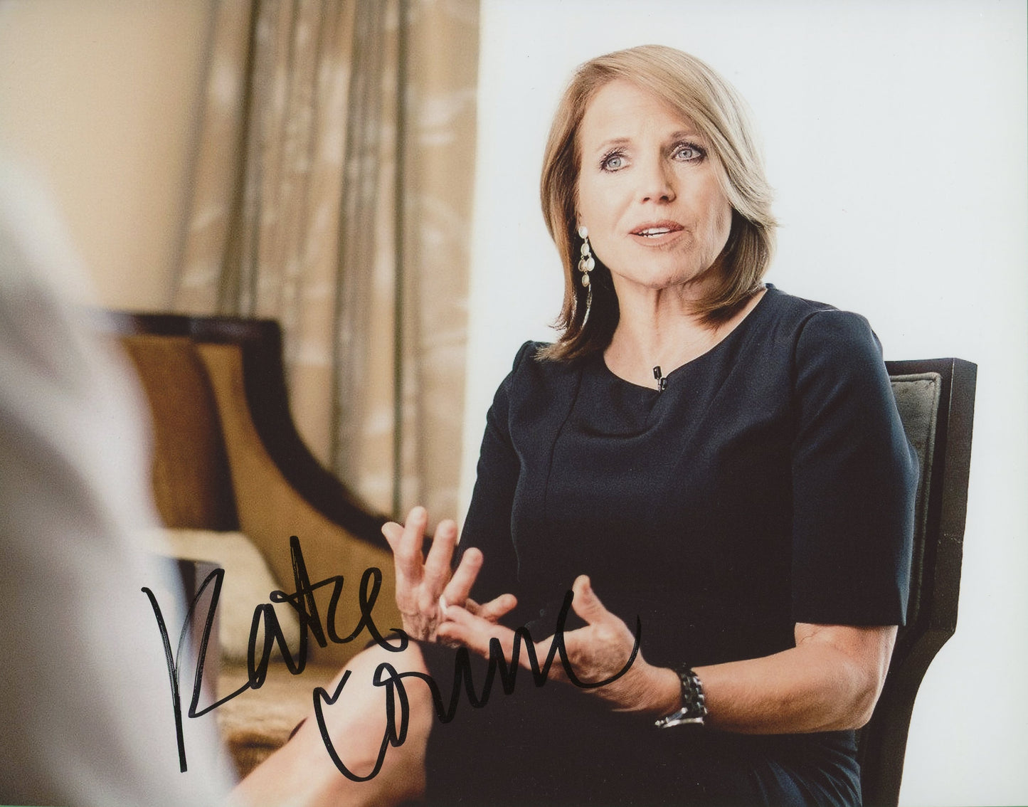 Katie Couric Signed 8x10 Photo