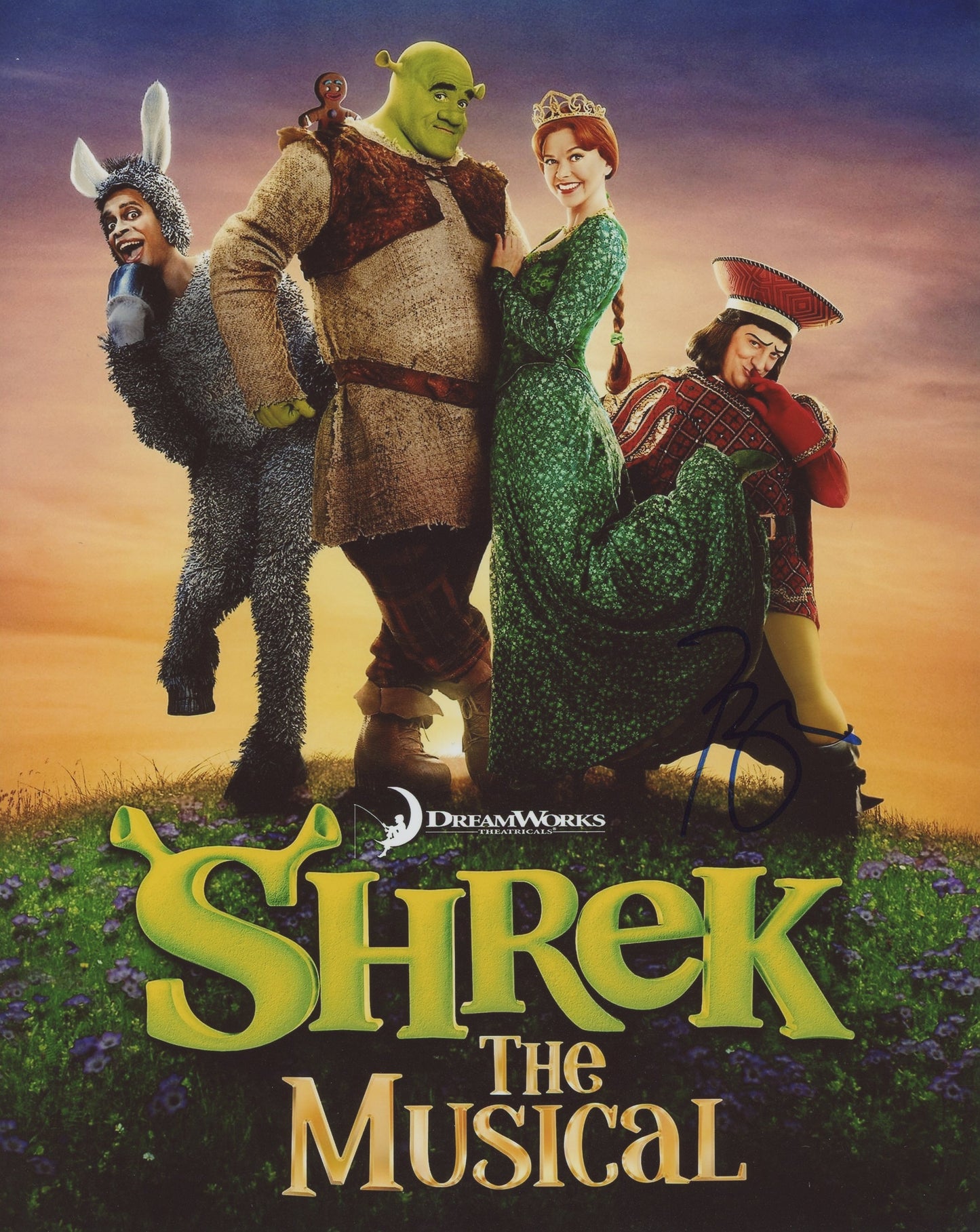 Brian D'Arcy James Signed 8x10 Photo