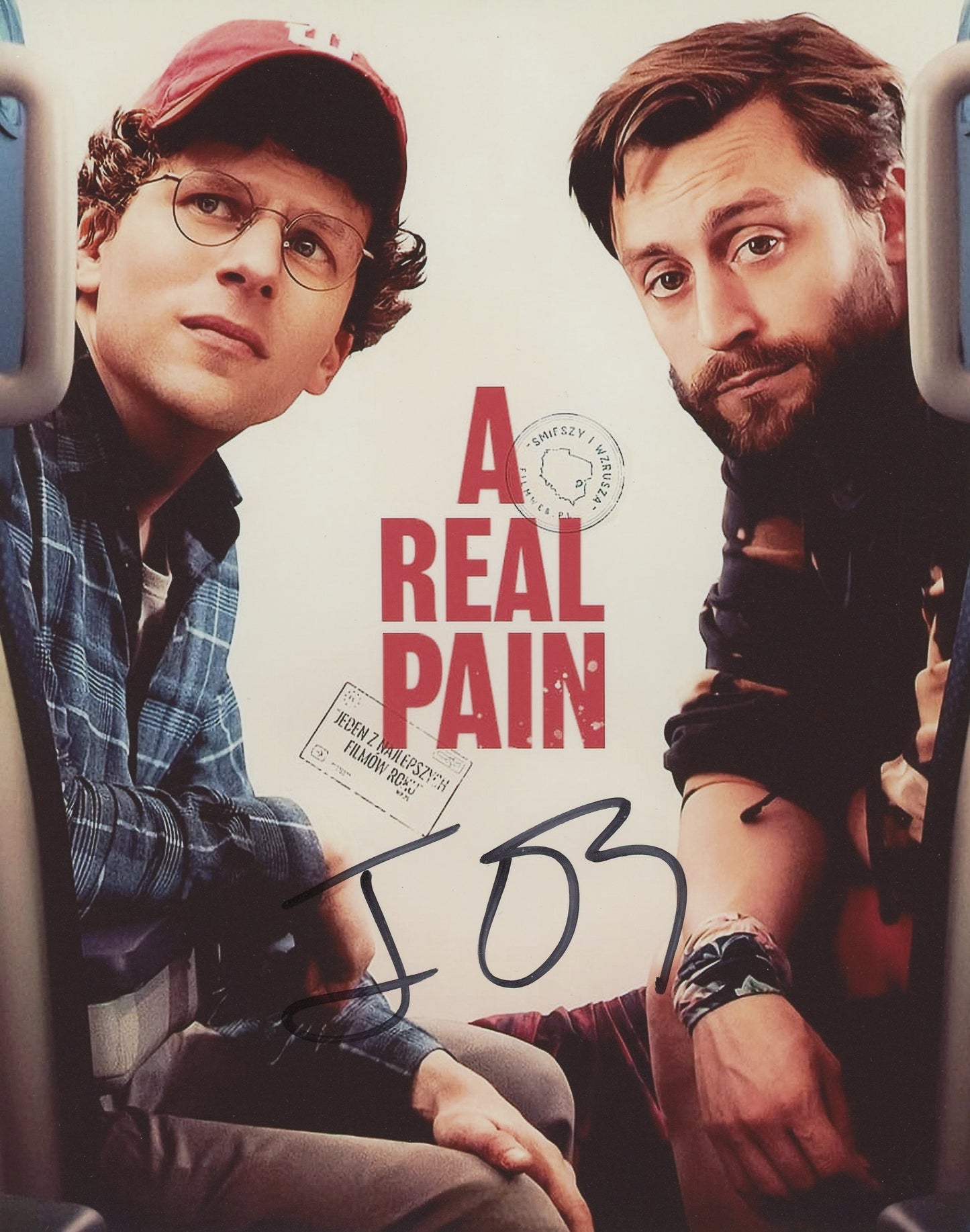 Jesse Eisenberg Signed 8x10 Photo