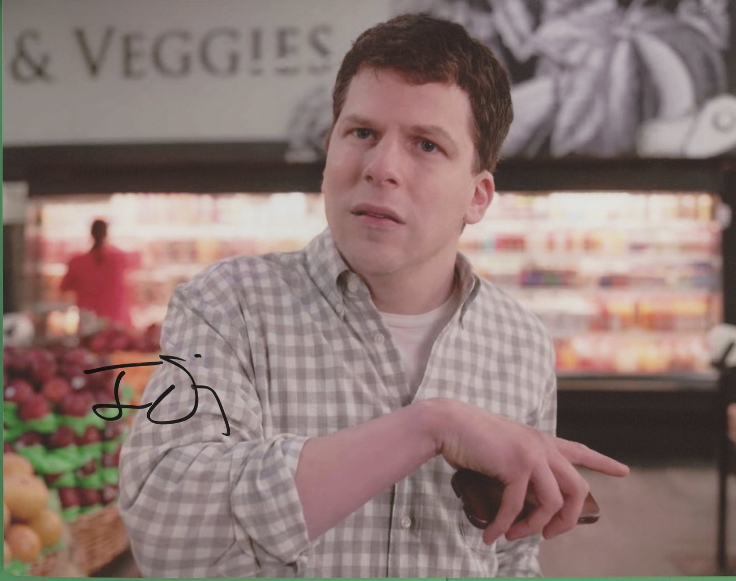 Jesse Eisenberg Signed 8x10 Photo