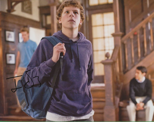 Jesse Eisenberg Signed 8x10 Photo