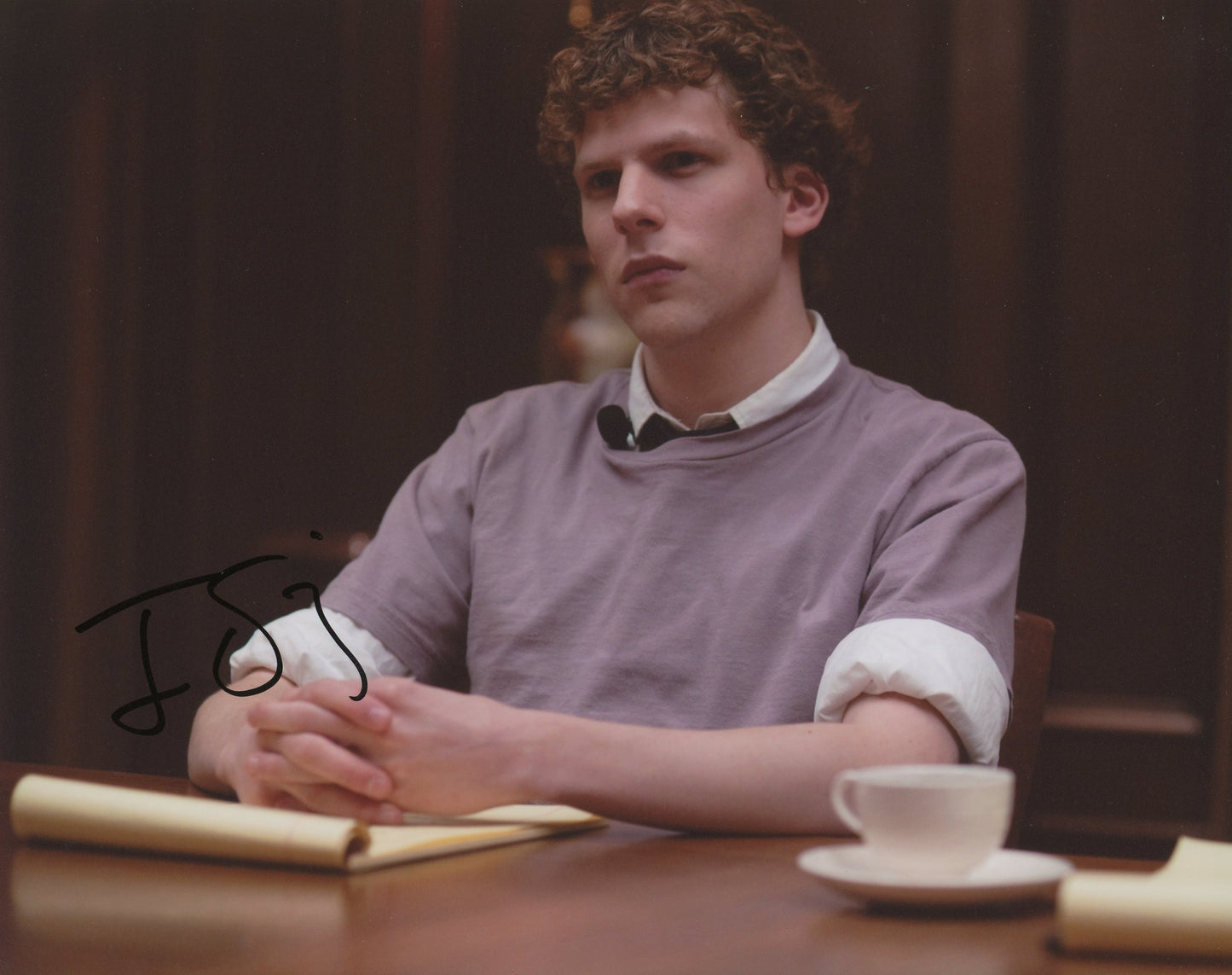 Jesse Eisenberg Signed 8x10 Photo