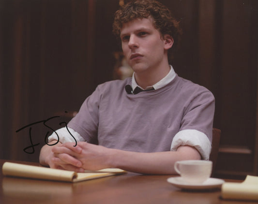 Jesse Eisenberg Signed 8x10 Photo