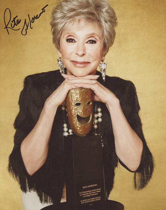 Rita Moreno Signed 8x10 Photo