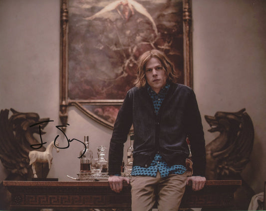 Jesse Eisenberg Signed 8x10 Photo