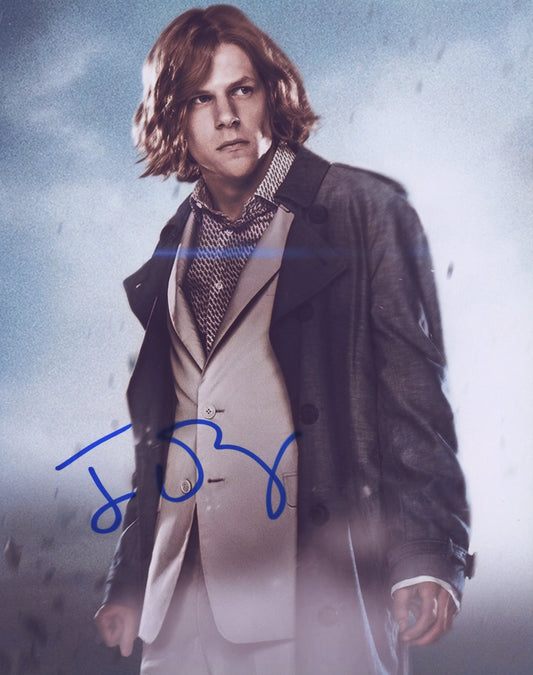 Jesse Eisenberg Signed 8x10 Photo