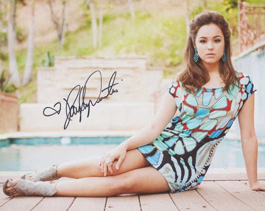 Hayley Orrantia Signed 8x10 Photo