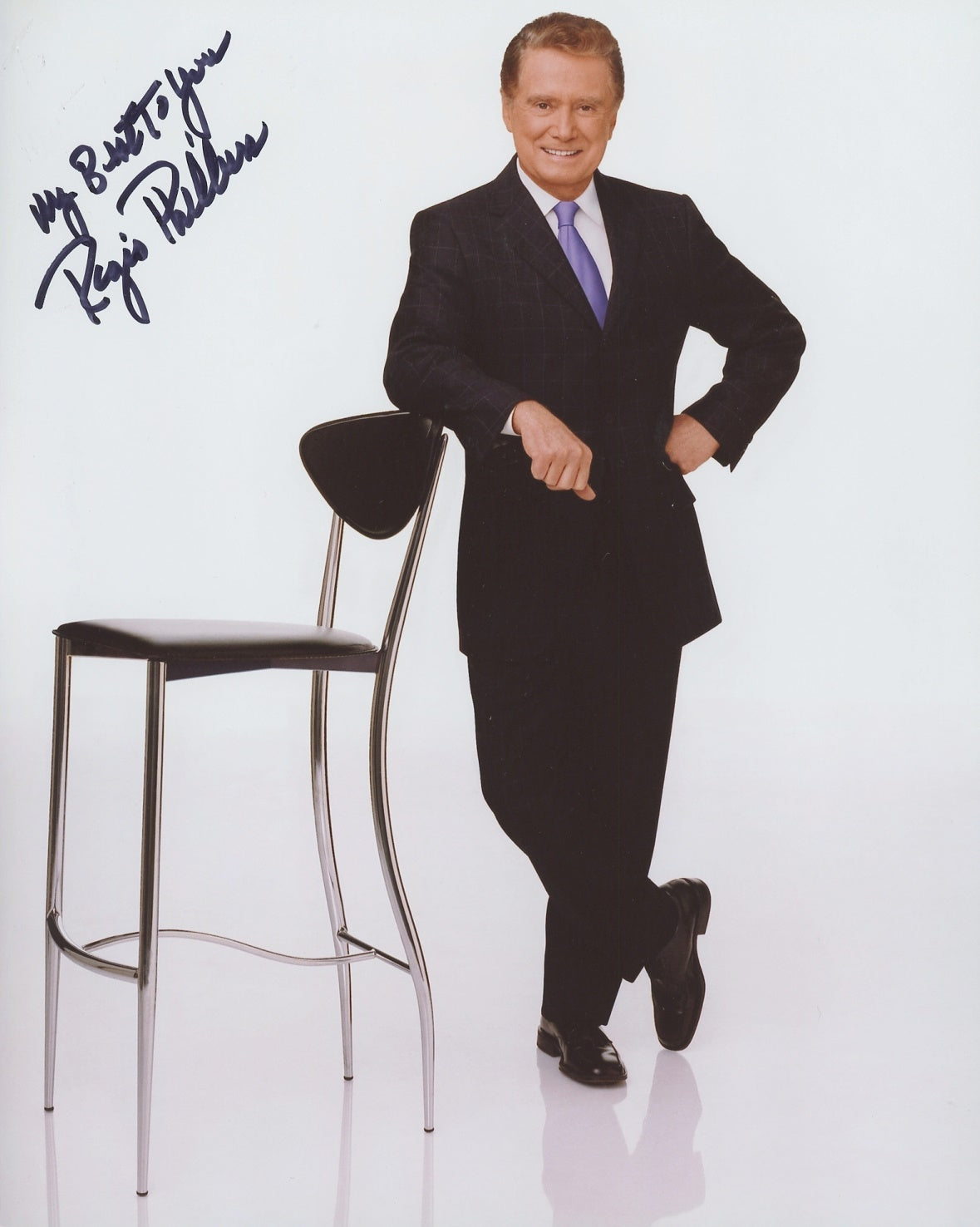 Regis Philbin Signed 8x10 Photo