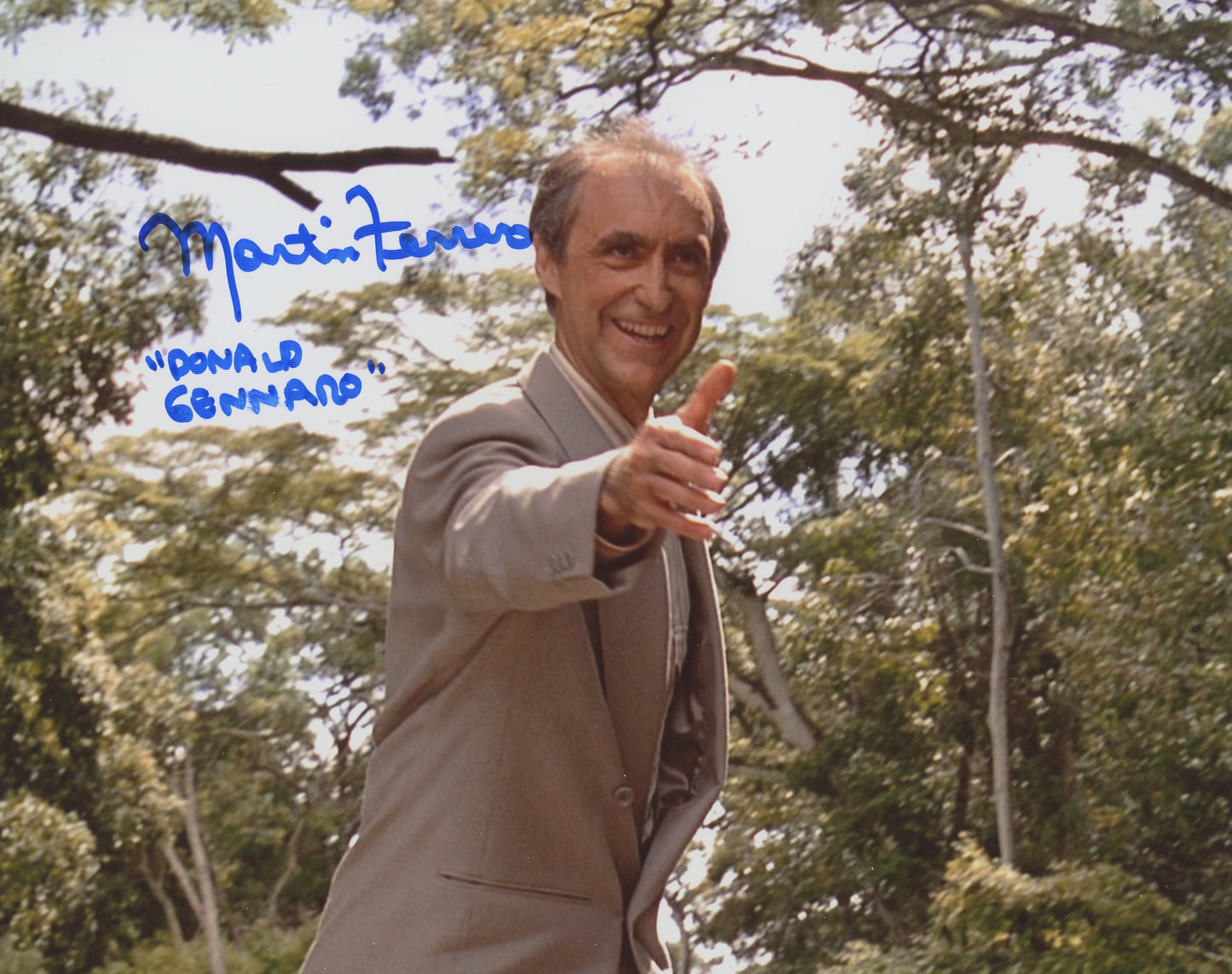 Martin Ferrero Signed 8x10 Photo