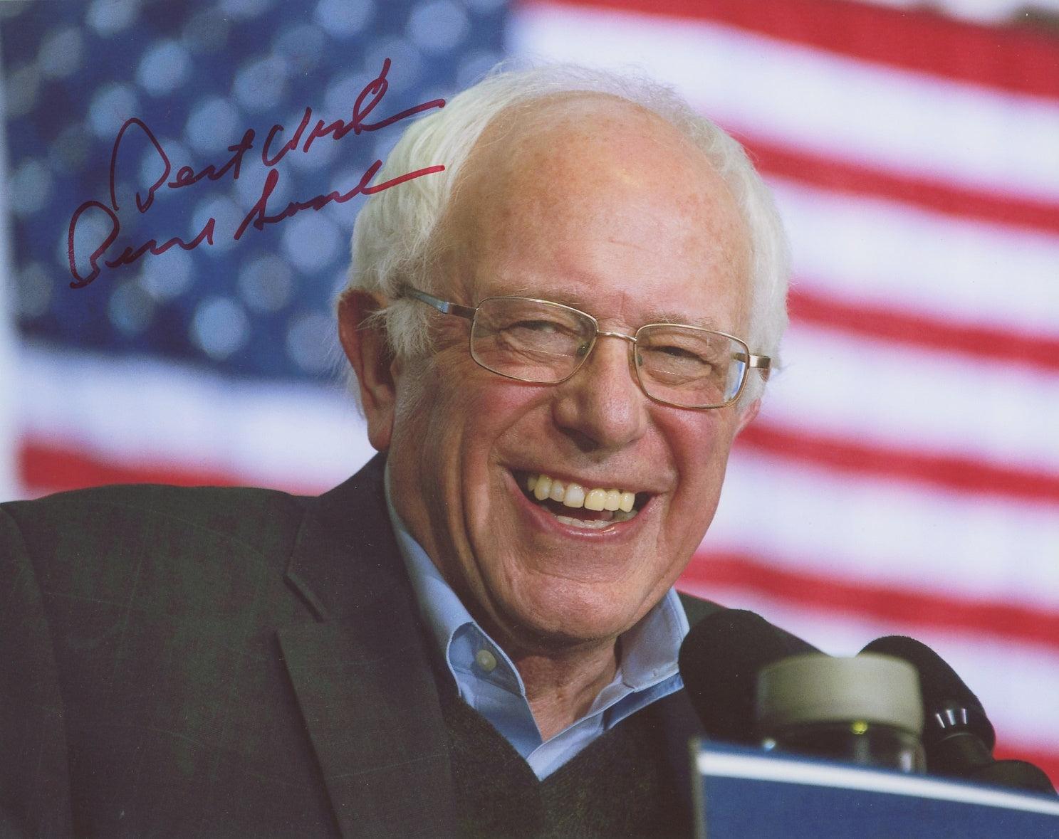 Bernie Sanders Signed 8x10 Photo – TopPix Autographs