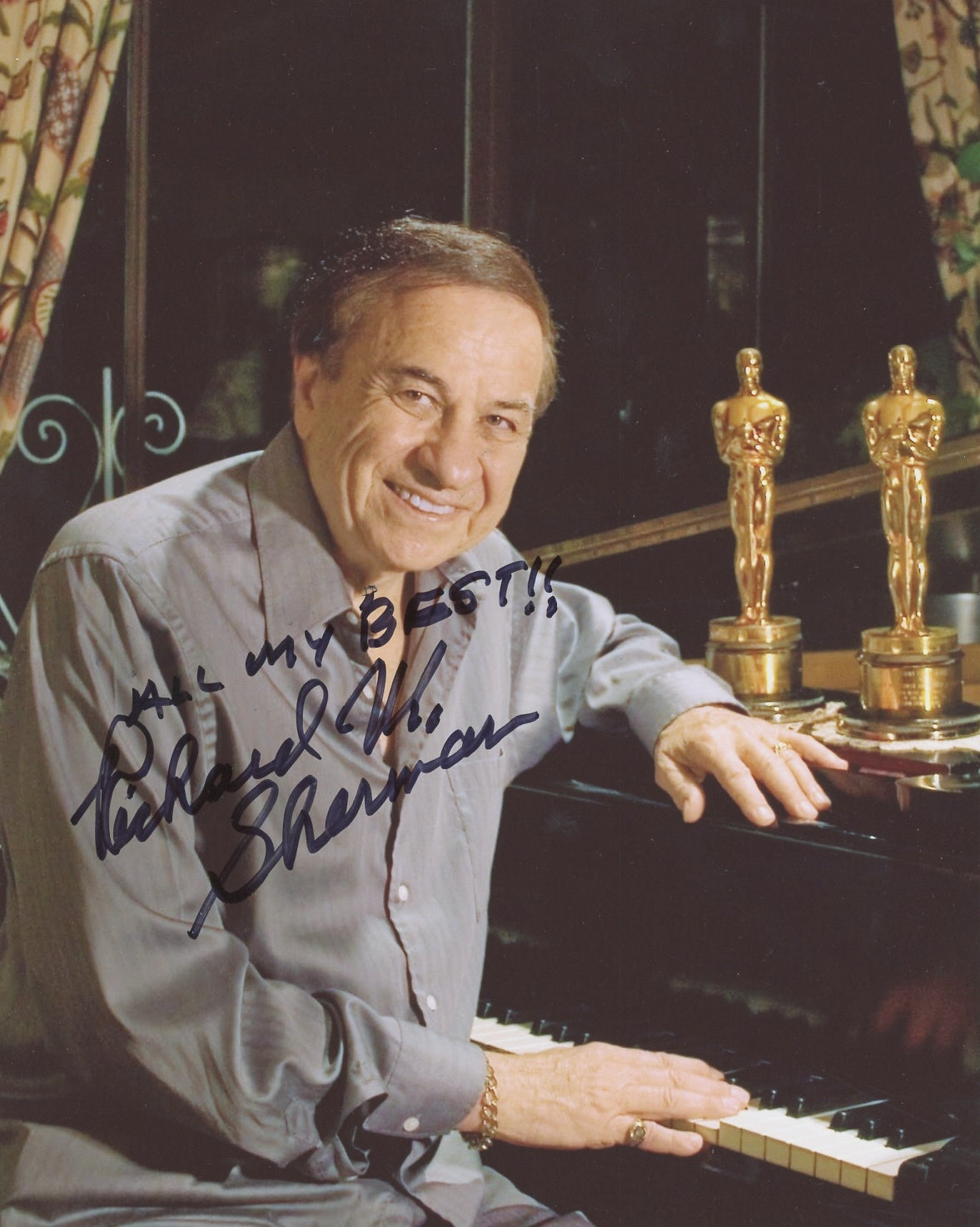 Richard M. Sherman Signed 8x10 Photo