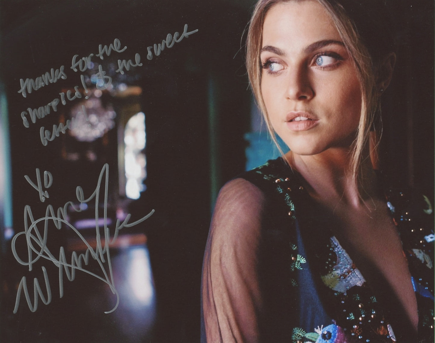 Anne Winters Signed 8x10 Photo