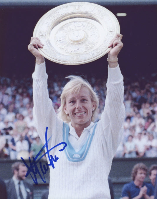 Martina Navratilova Signed 8x10 Photo