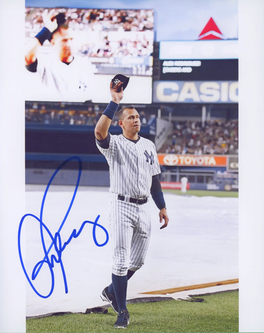 Alex Rodriguez Signed 8x10 Photo
