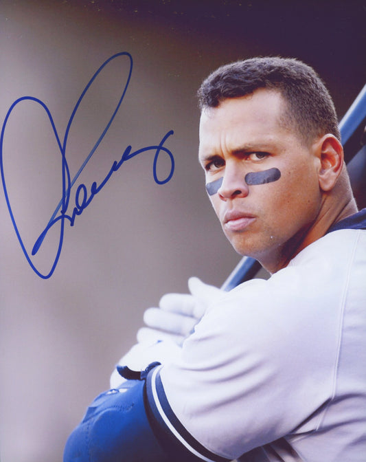 Alex Rodriguez Signed 8x10 Photo
