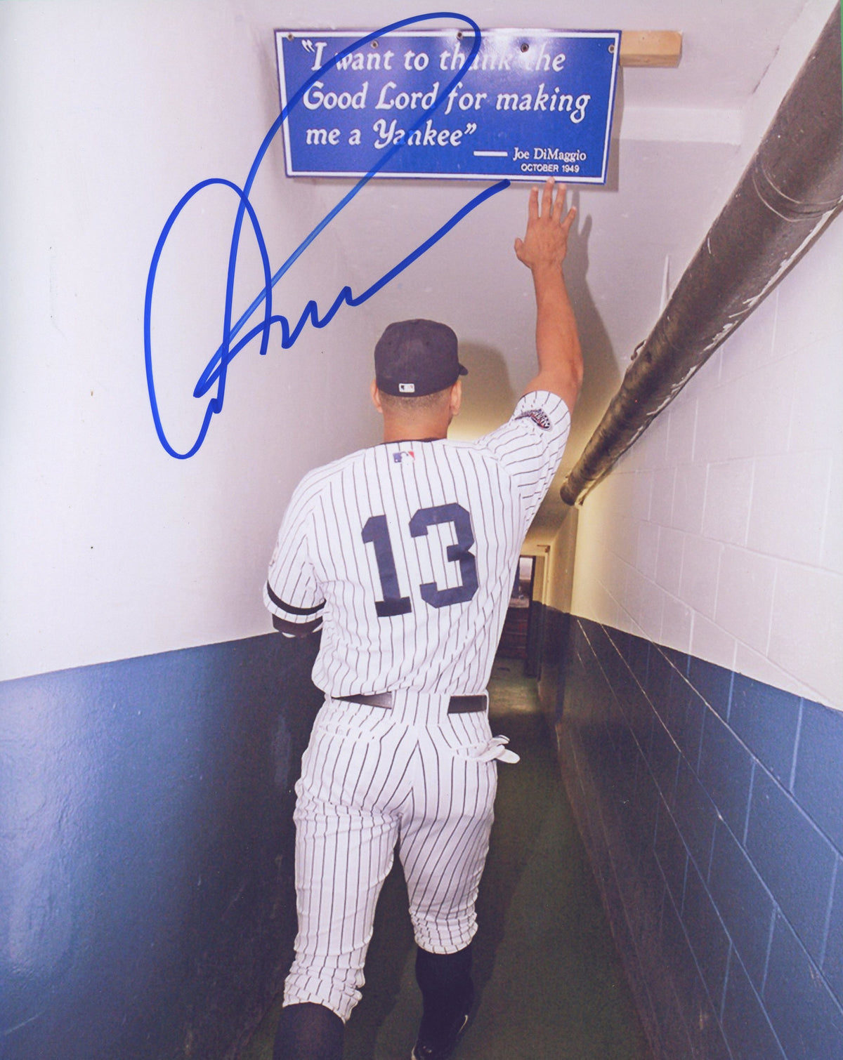 Alex Rodriguez Signed 8x10 Photo