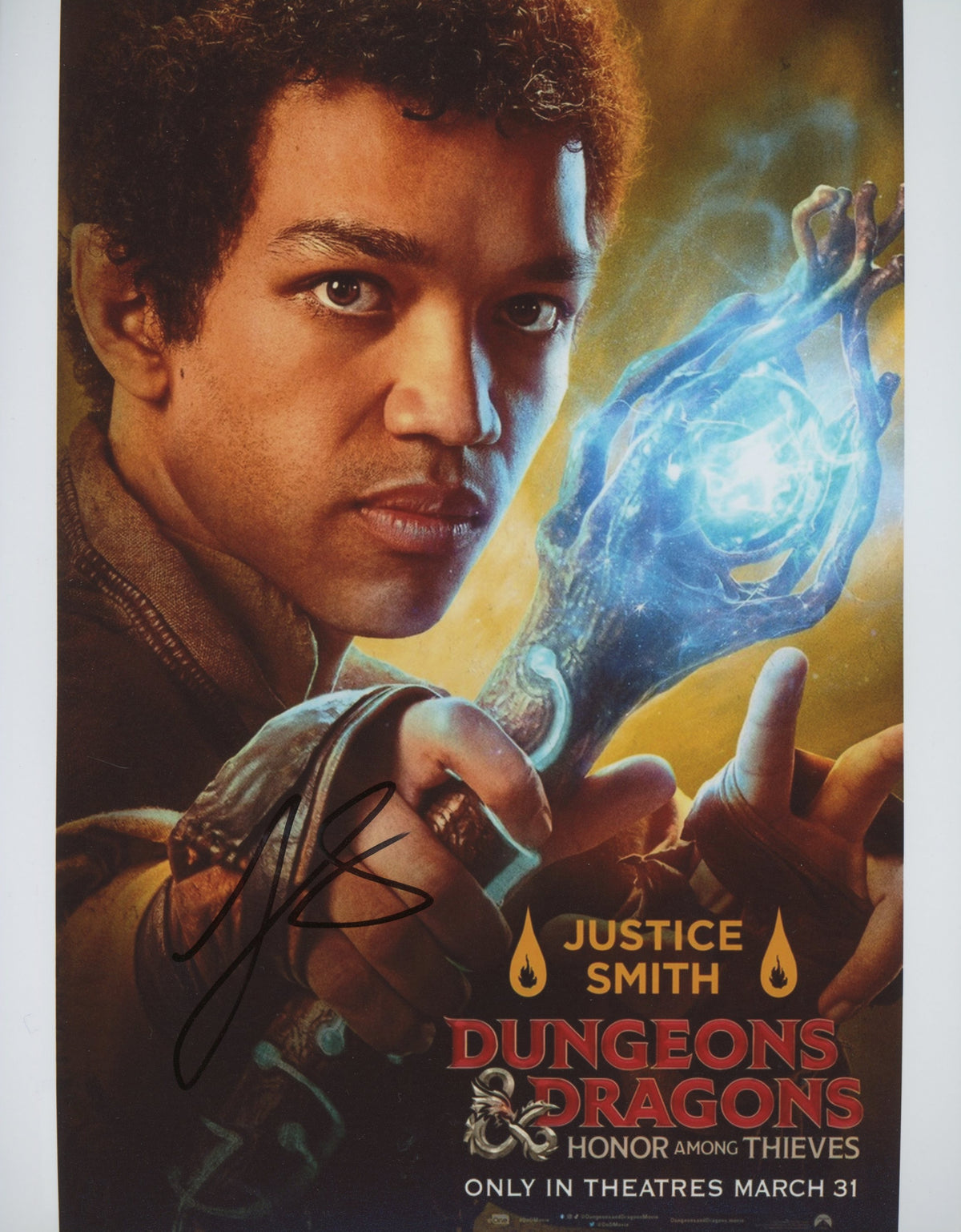 Justice Smith Signed 8x10 Photo
