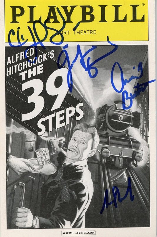 The 39 Steps Signed Playbill