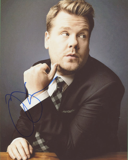 James Corden Signed 8x10 Photo - Video Proof