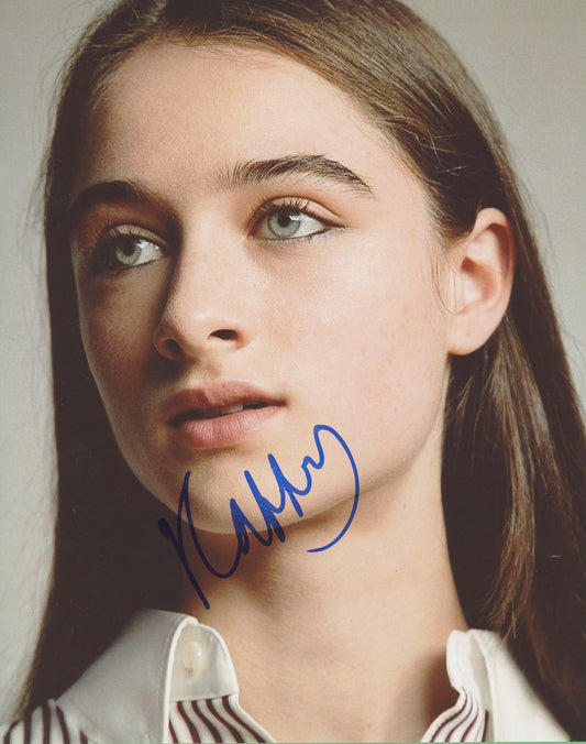 Raffey Cassidy Signed 8x10 Photo