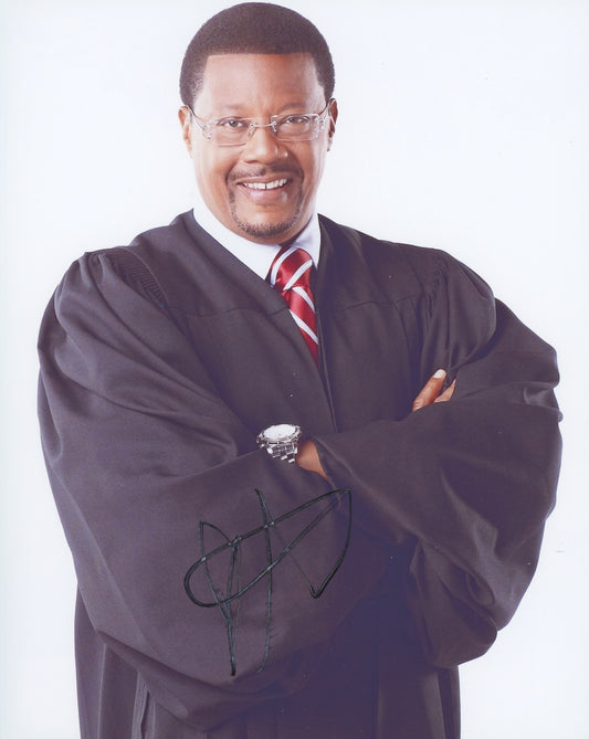 Judge Greg Mathis Signed 8x10 Photo