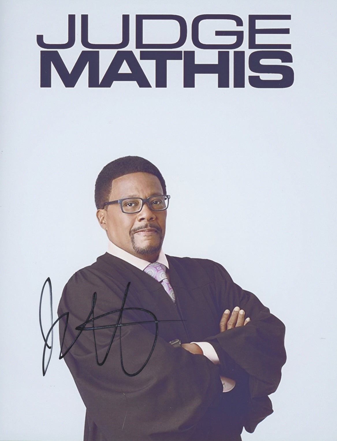 Judge Greg Mathis Signed 8x10 Photo