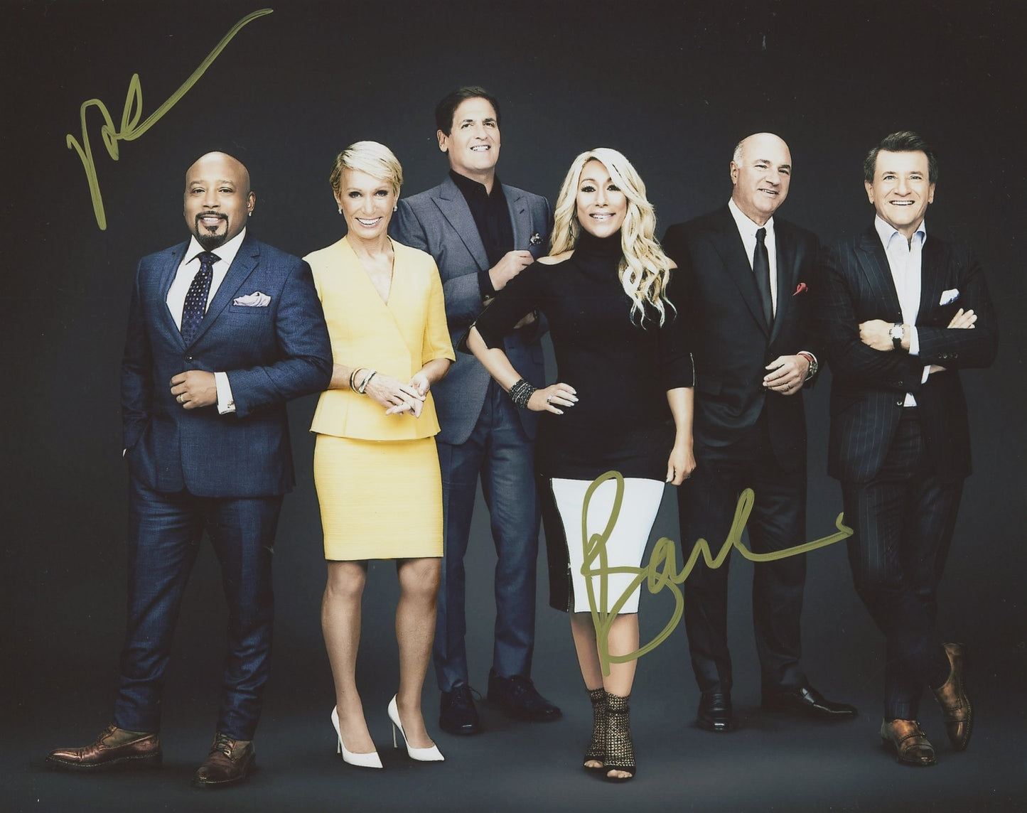 Mark Cuban & Barbara Corcoran Signed 8x10 Photo