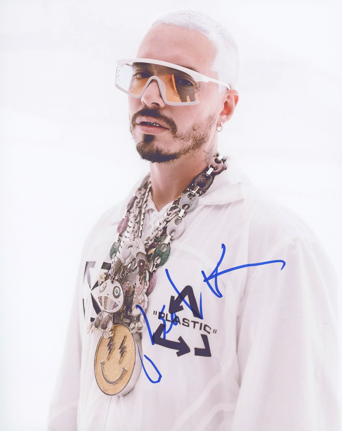 J Balvin Signed 8x10 Photo