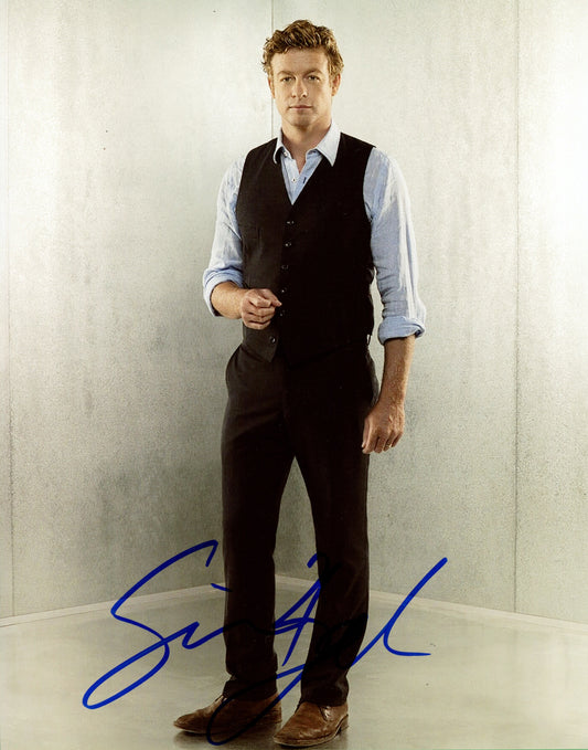 Simon Baker Signed 8x10 Photo